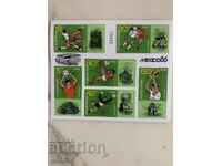 Block, stamp-World Cup, Mexico'86-2-1986.