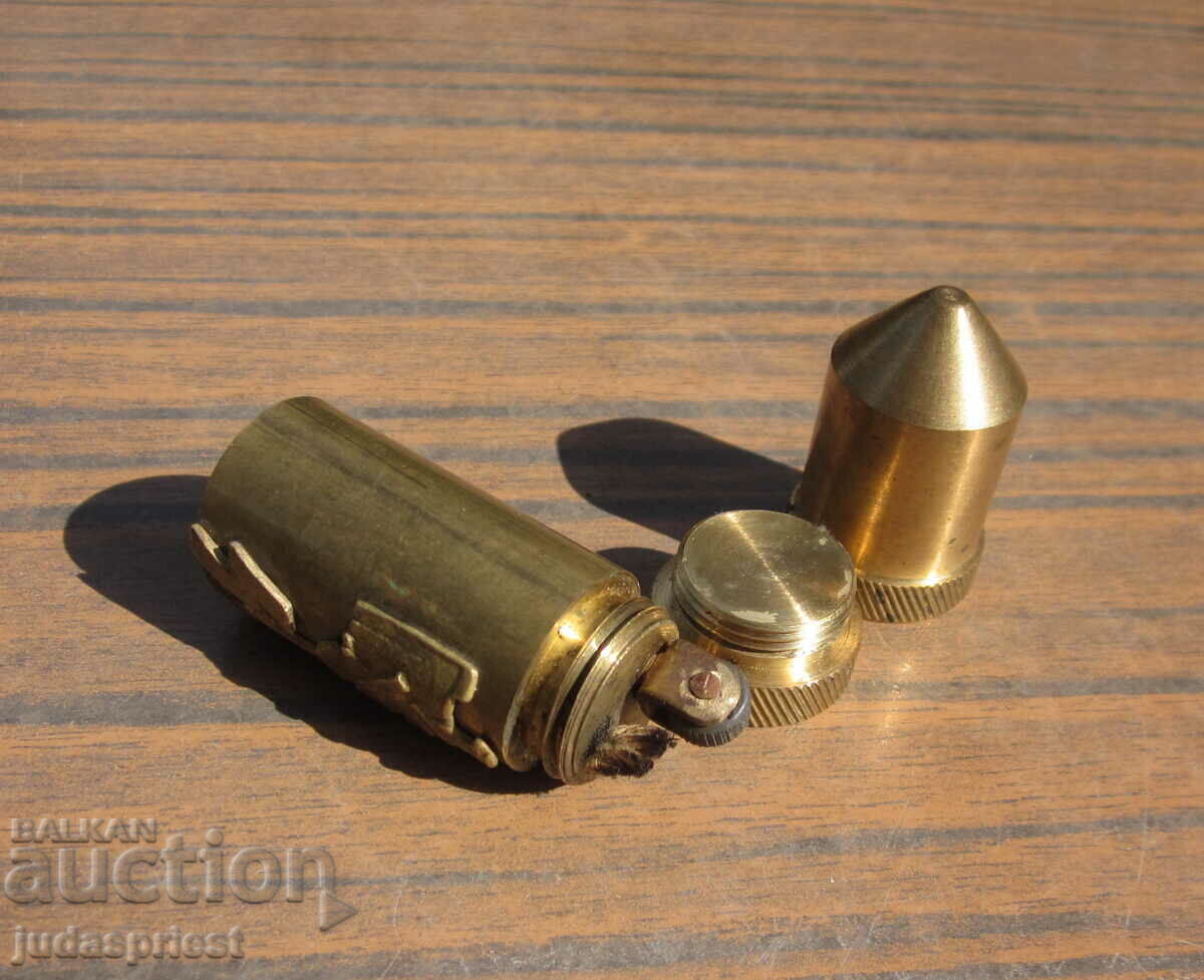 Γερμανικό στρατιωτικό φυσίγγιο αναπτήρα βενζίνης Β' Παγκοσμίου Πολέμου - 6 Γερμανικό στρατιωτικό φυσίγγιο αναπτήρα βενζίνης Β' Παγκοσμίου Πολέμου - 6