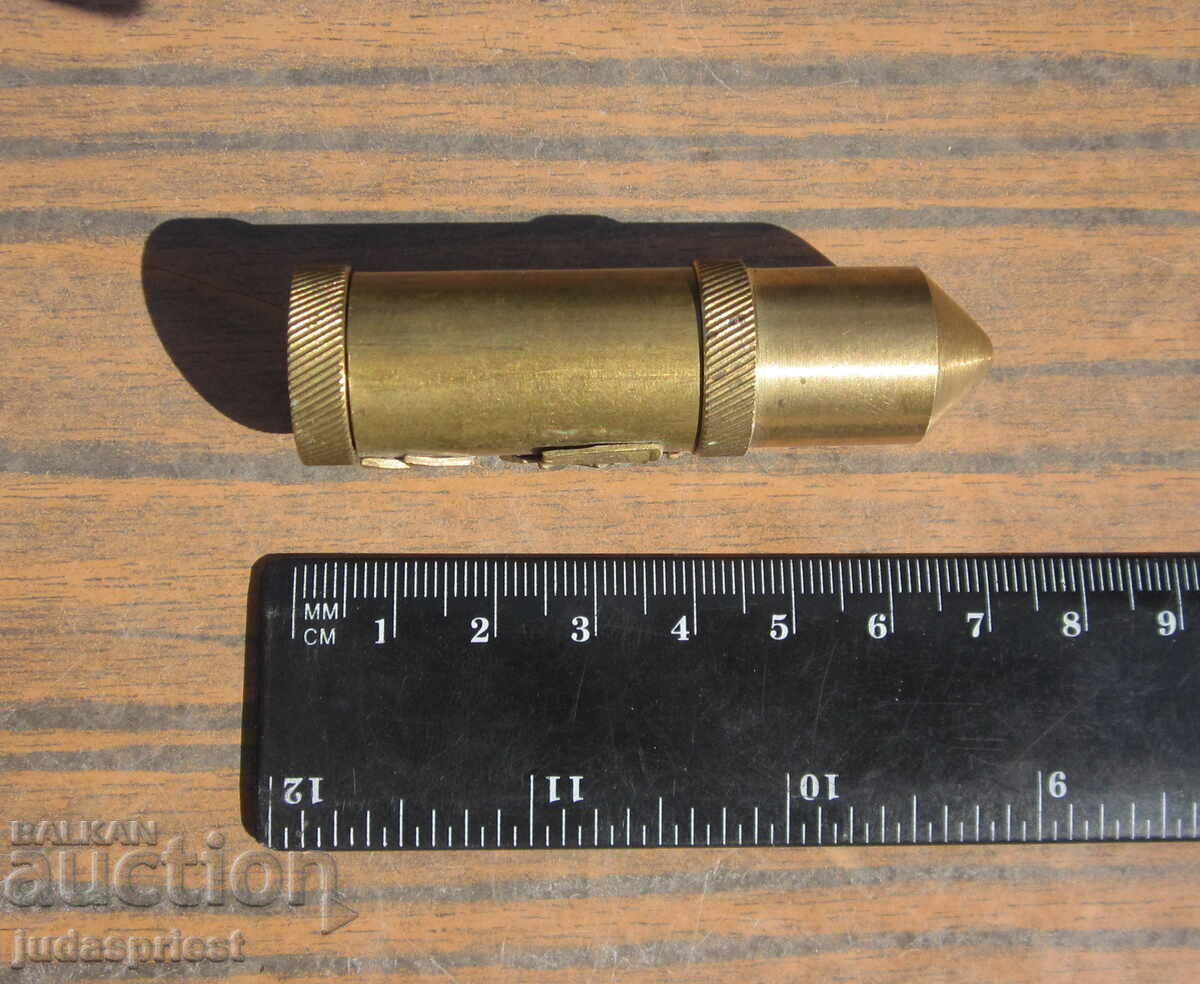 Γερμανικό στρατιωτικό φυσίγγιο αναπτήρα βενζίνης Β' Παγκοσμίου Πολέμου - 7 Γερμανικό στρατιωτικό φυσίγγιο αναπτήρα βενζίνης Β' Παγκοσμίου Πολέμου - 7