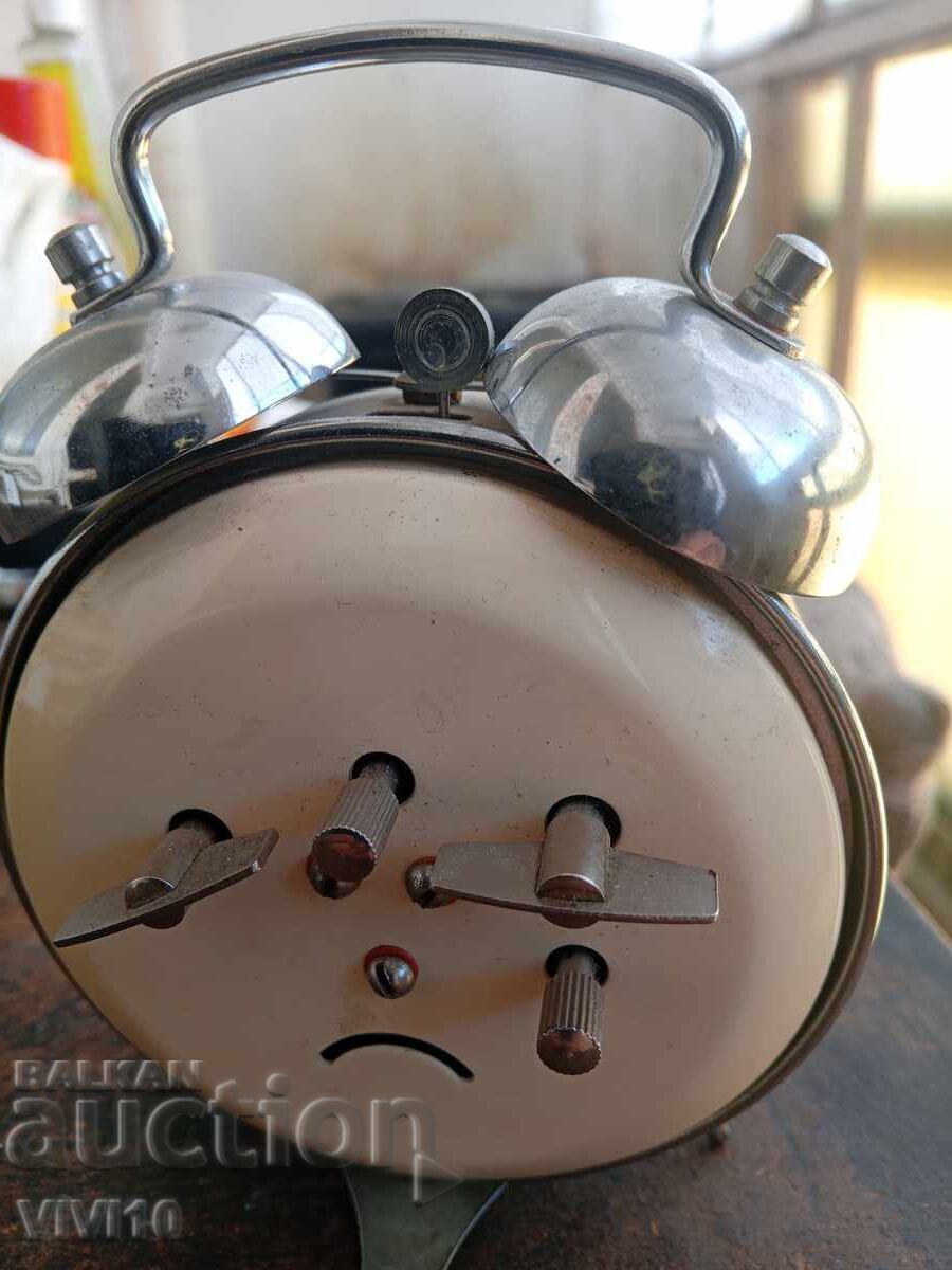 Auction  Chinese alarm clock. Animation
