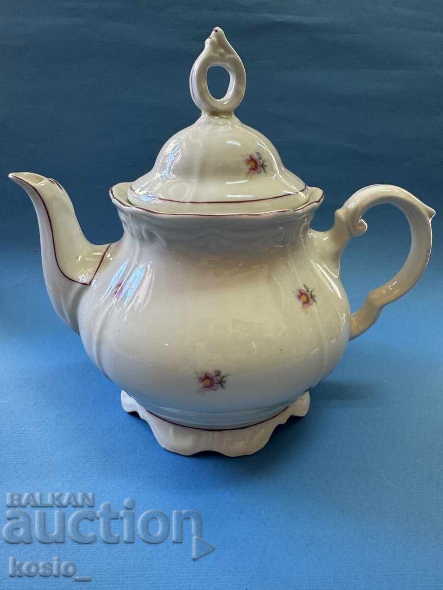 Βουλγαρική πορσελάνινη τσαγιέρα 1957