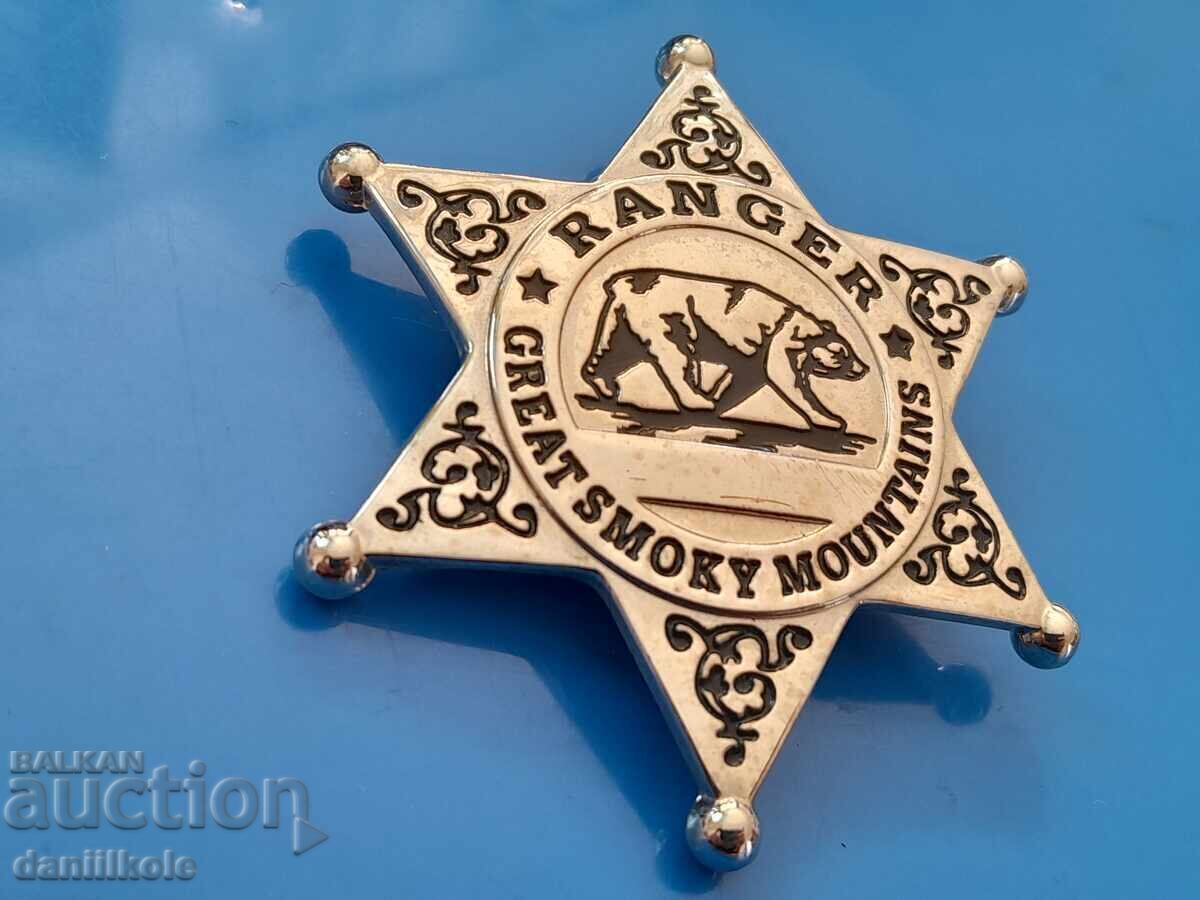Auction *$*Y*$* RANGER STAR BADGE - BEAR *$*Y*$* Auction *$*Y*$* RANGER STAR BADGE - BEAR *$*Y*$*