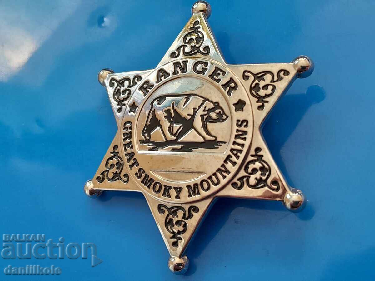 Delivery of *$*Y*$* RANGER STAR BADGE - BEAR *$*Y*$* Delivery of *$*Y*$* RANGER STAR BADGE - BEAR *$*Y*$*