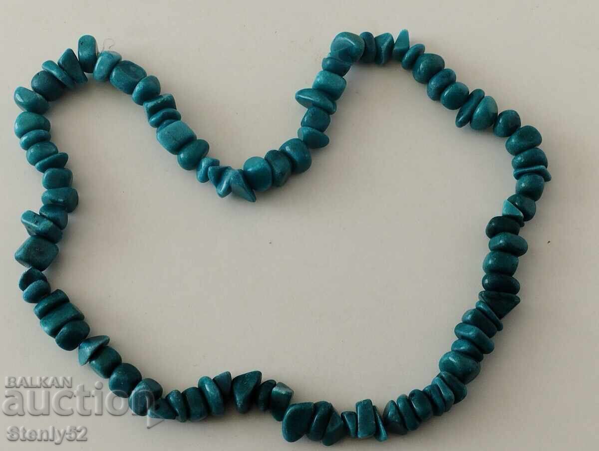 Necklace with natural stone, weight 185.82 g