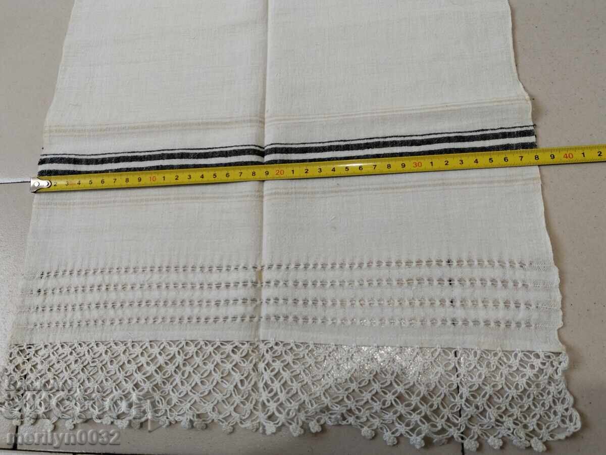 Pânză veche din dantelă Kennar țesătă manual - 6 Pânză veche din dantelă Kennar țesătă manual - 6