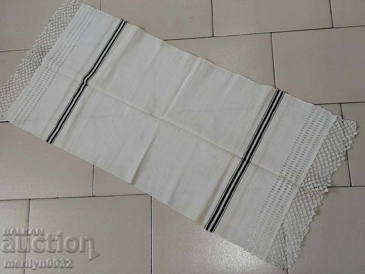 Pânză veche din dantelă Kennar țesătă manual Pânză veche din dantelă Kennar țesătă manual