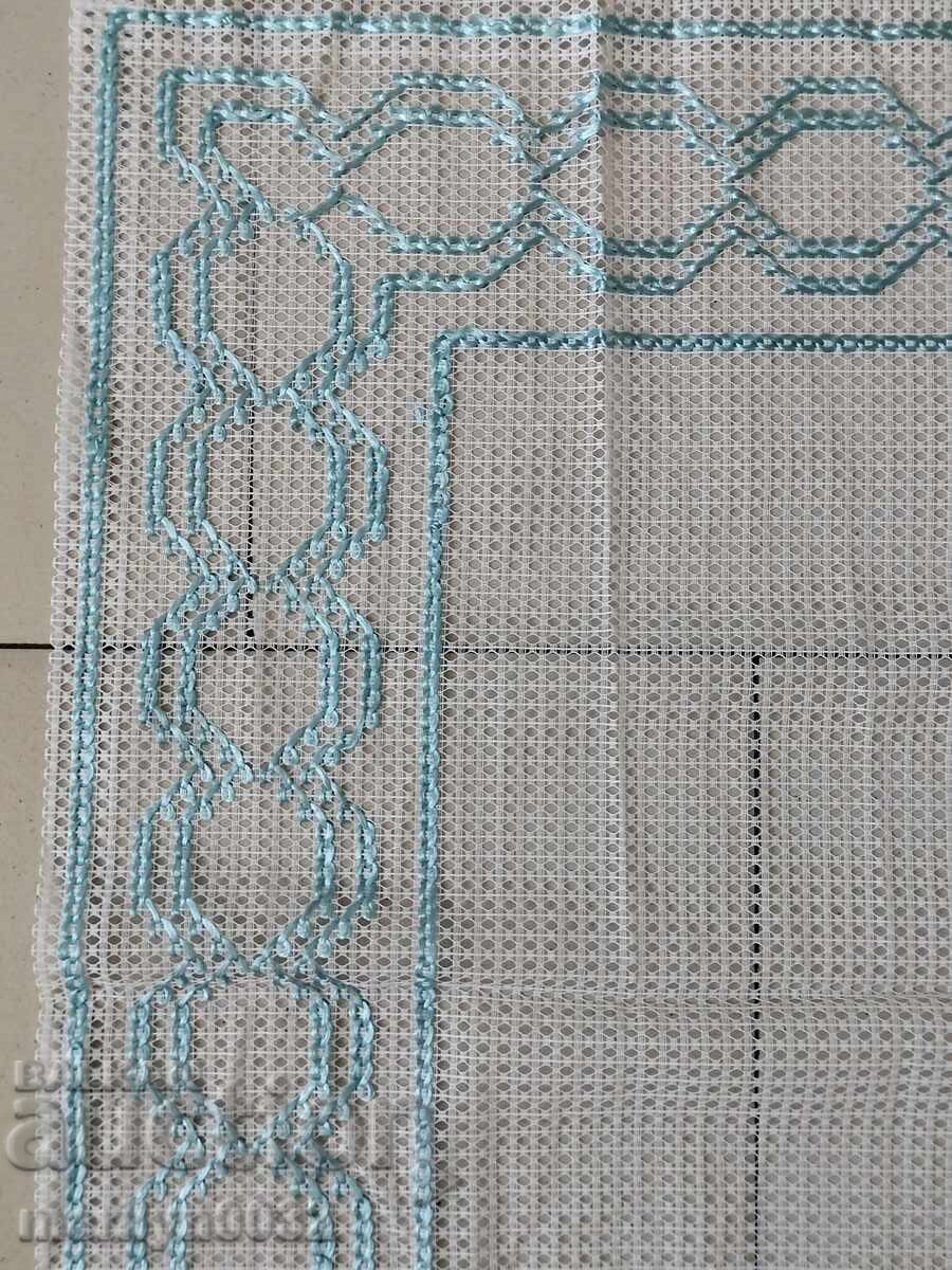 Old embroidered plaid tablecloth Bulgarian embroidery Milo with price 60.00 BGN | € 30.68 Old embroidered plaid tablecloth Bulgarian embroidery Milo with price 60.00 BGN | € 30.68