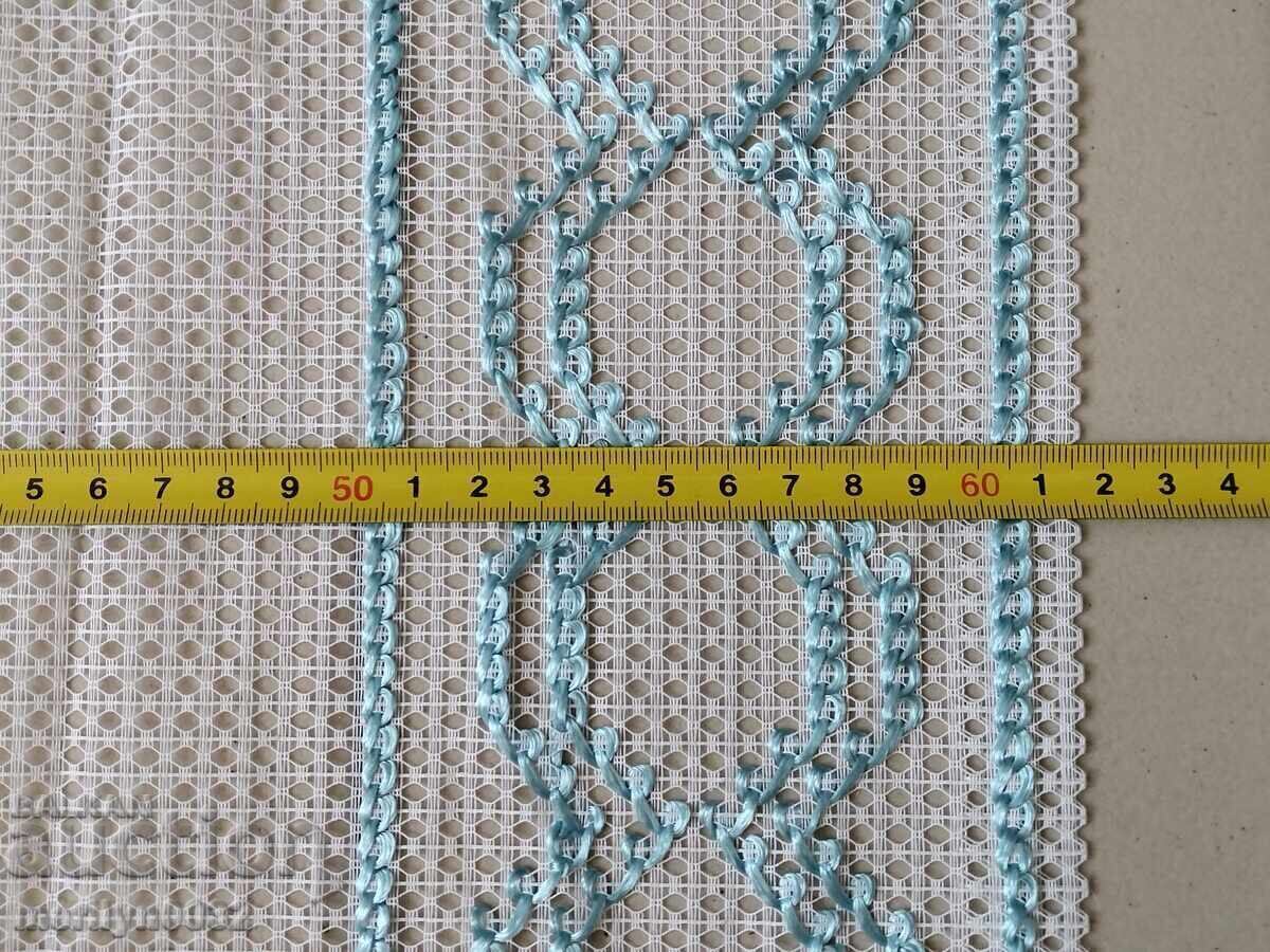 Old embroidered plaid tablecloth Bulgarian embroidery Milo - 6 Old embroidered plaid tablecloth Bulgarian embroidery Milo - 6