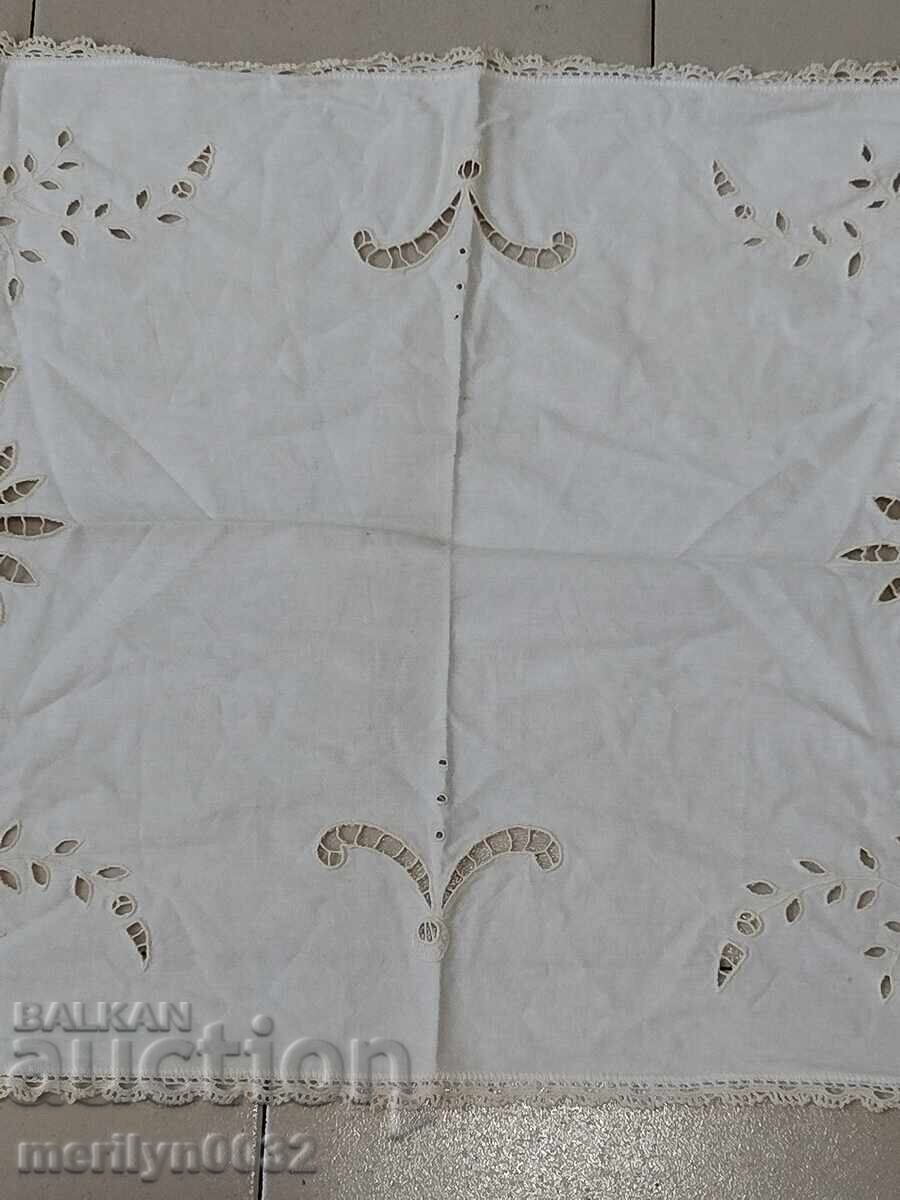 Auction Old embroidered plaid, tablecloth Bulgarian embroidery milo Auction Old embroidered plaid, tablecloth Bulgarian embroidery milo