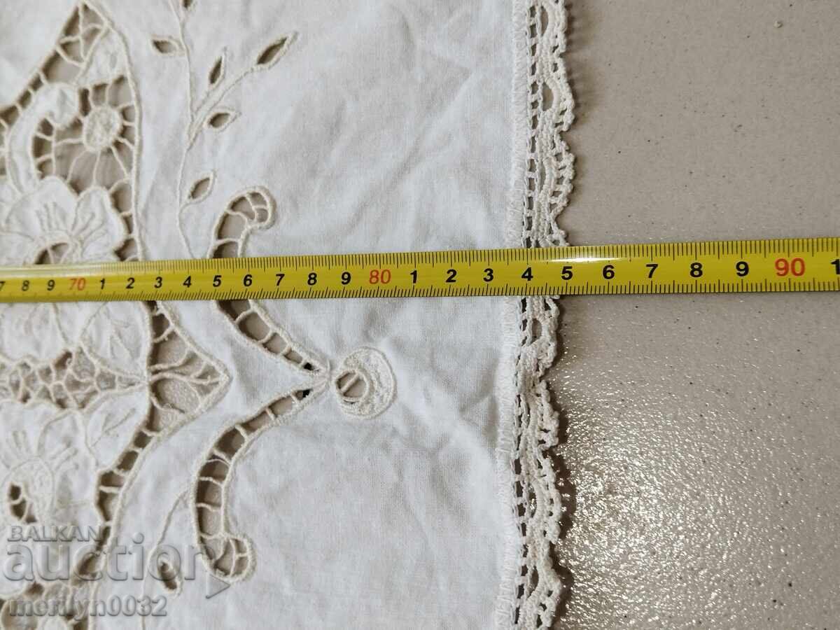 Old embroidered plaid, tablecloth Bulgarian embroidery milo - 6 Old embroidered plaid, tablecloth Bulgarian embroidery milo - 6