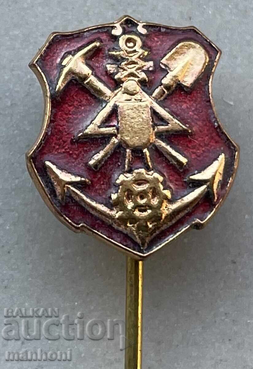 5959 Kingdom of Bulgaria badge Engineer Signal Troops enamel with price 30.00 BGN | € 15.34 5959 Kingdom of Bulgaria badge Engineer Signal Troops enamel with price 30.00 BGN | € 15.34