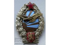 5960 Insigna de pilot militar al Regatului Bulgariei Al Doilea Război Mondial 1944-1945.