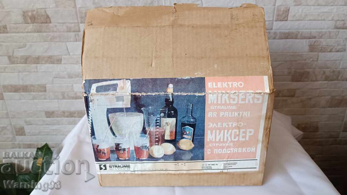 Mixer with stand - STRAUME- Made in USSR (Latvia) - 6 Mixer with stand - STRAUME- Made in USSR (Latvia) - 6