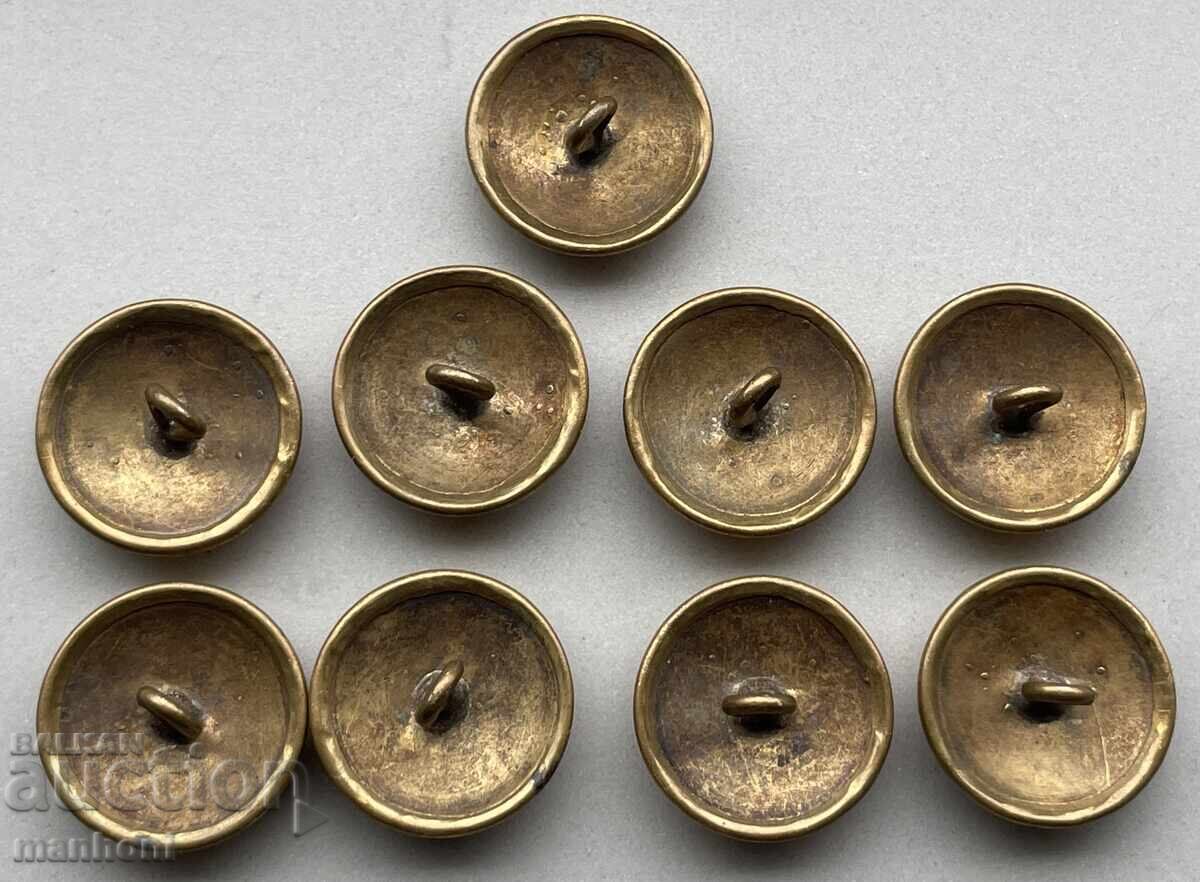 5962 Principality of Bulgaria lot 9 artillery officer buttons with price 60.00 BGN | € 30.68