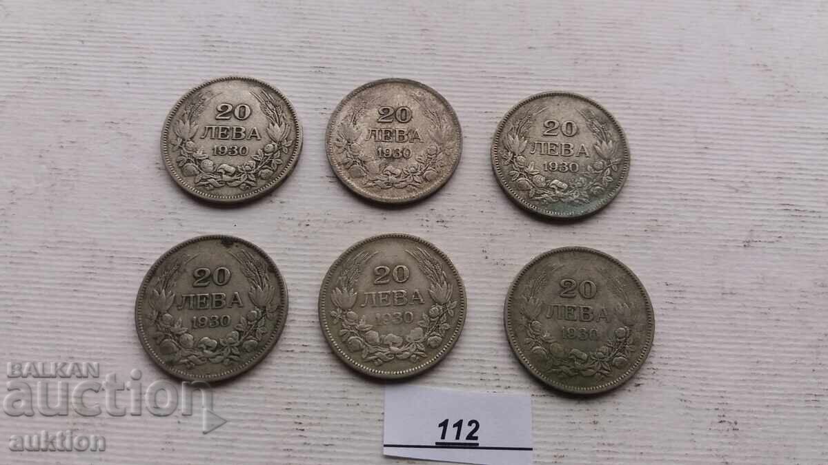 Auction 20 LEVA 1930 6 ISSUES Auction 20 LEVA 1930 6 ISSUES