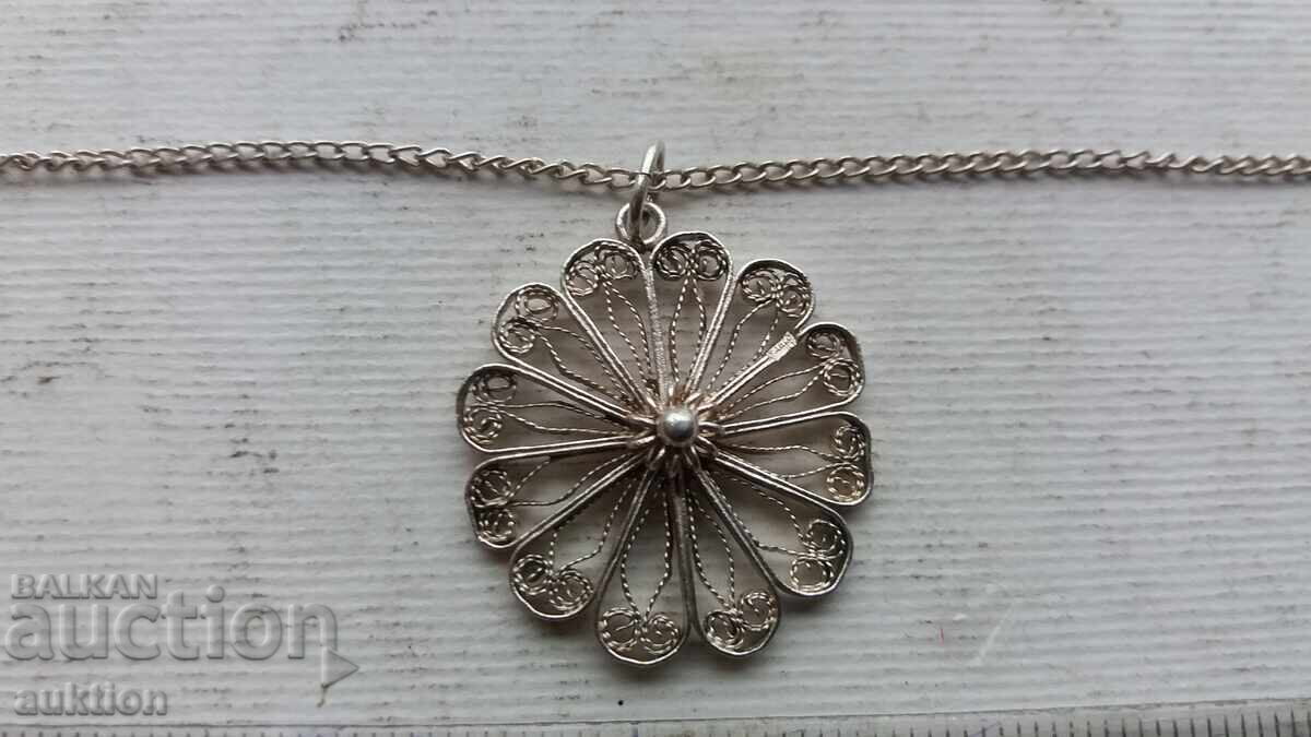 Delivery of SILVER NECKLACE - FILIGREE WITH MARKING Delivery of SILVER NECKLACE - FILIGREE WITH MARKING