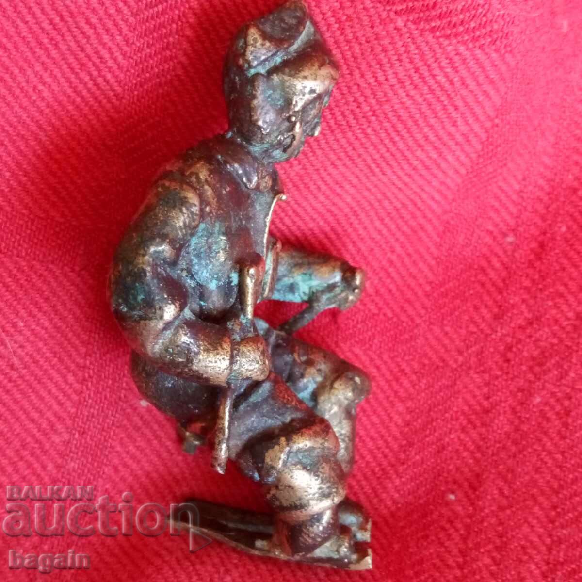 Bronze statuette. World War II. with price 150.00 BGN | € 76.69 Bronze statuette. World War II. with price 150.00 BGN | € 76.69