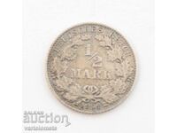 ½ Mark 1906 - Germany › German Empire