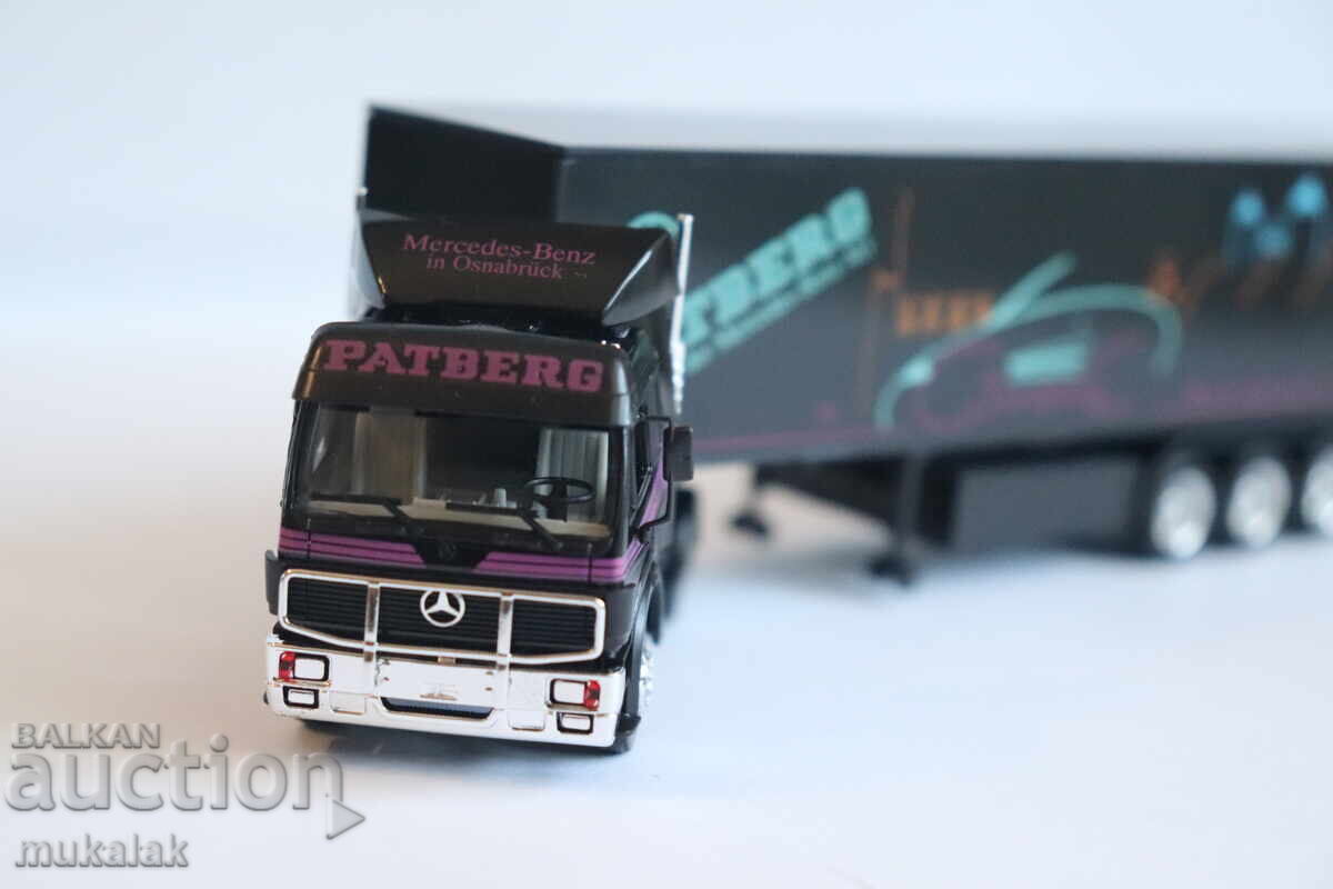 HERPA 1:87 H0 MERCEDS BENZ TRUCK TIRE MODEL TROLLEY - 5 HERPA 1:87 H0 MERCEDS BENZ TRUCK TIRE MODEL TROLLEY - 5