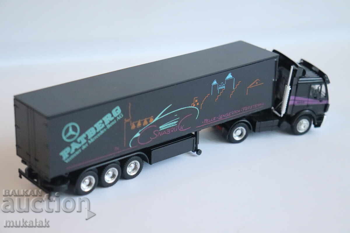 HERPA 1:87 H0 MERCEDS BENZ TRUCK TIRE MODEL TROLLEY - 7 HERPA 1:87 H0 MERCEDS BENZ TRUCK TIRE MODEL TROLLEY - 7