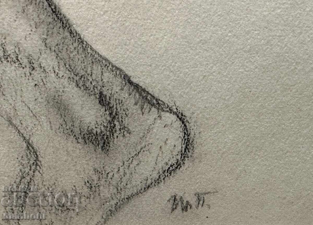 Auction 1626 Iliya Petrov drawing nude pencil signed R. 55/ 68 Auction 1626 Iliya Petrov drawing nude pencil signed R. 55/ 68