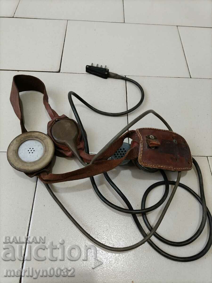 Ericsson WW2 radio headset - 6 Ericsson WW2 radio headset - 6