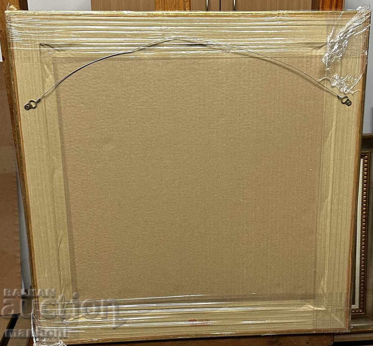 Livrarea 1631 Petar Nikolov Natură moartă Flori, pânză în ulei R. 58/58 cm.