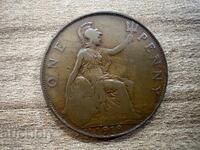 Marea Britanie - 1 penny (1918) - KN