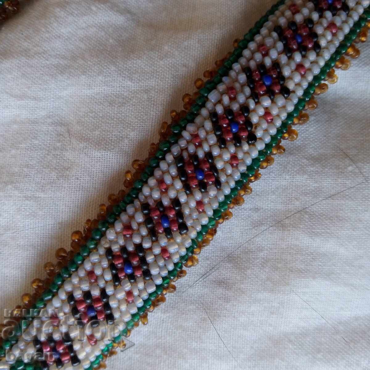 Auction Bulgarian beaded belt. 19th century Auction Bulgarian beaded belt. 19th century