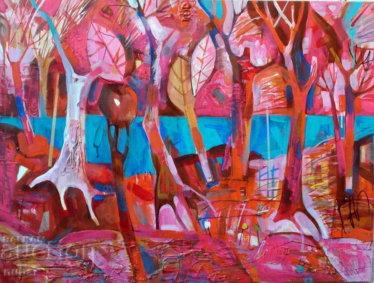 the lost lake - 80/60 /acrylic/ the lost lake - 80/60 /acrylic/