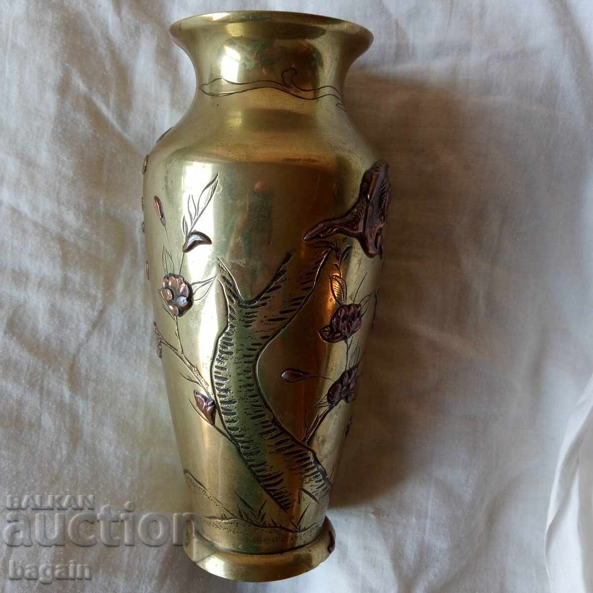 Ιαπωνικό χάλκινο βάζο. - 5