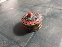 Small miniature tin box