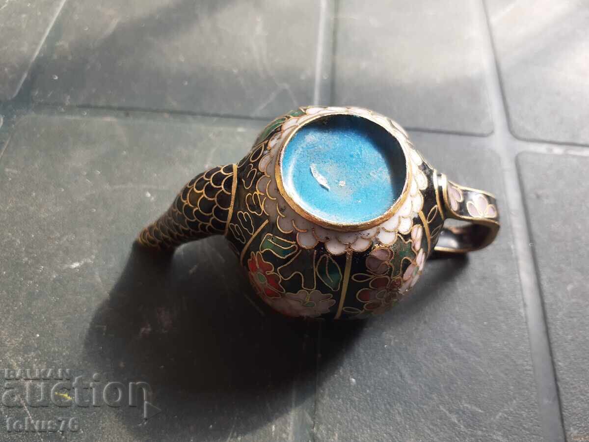 Delivery of Cloisonne - teapot miniature Delivery of Cloisonne - teapot miniature