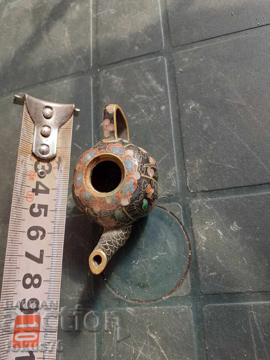 Cloisonne - teapot miniature - 5 Cloisonne - teapot miniature - 5