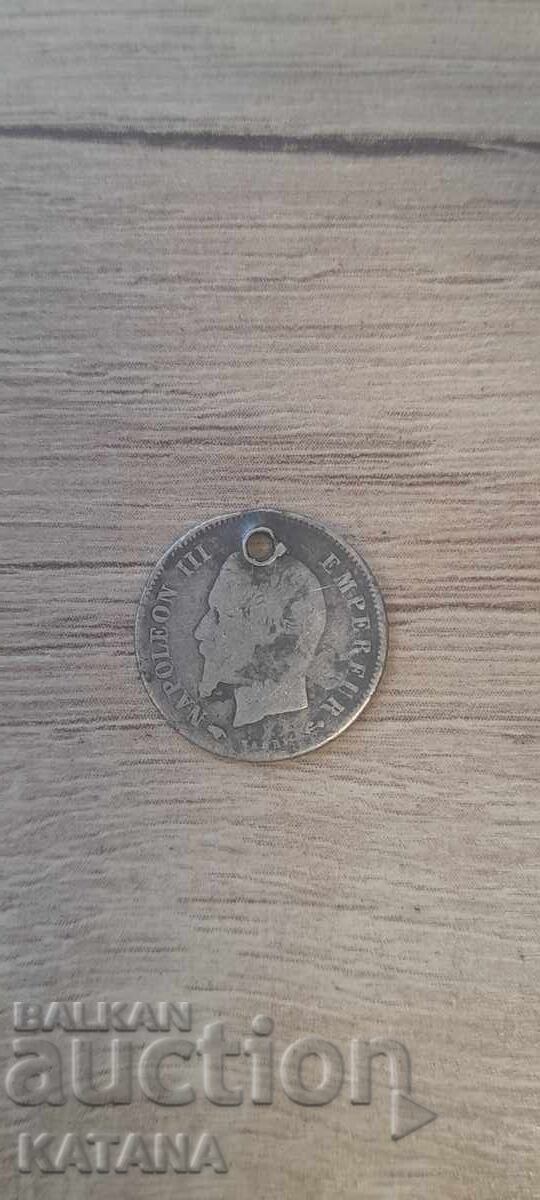 20 cent 1859 Napoleon III // 20 centimes Napoleon III with price 7.00 BGN | € 3.58 20 cent 1859 Napoleon III // 20 centimes Napoleon III with price 7.00 BGN | € 3.58