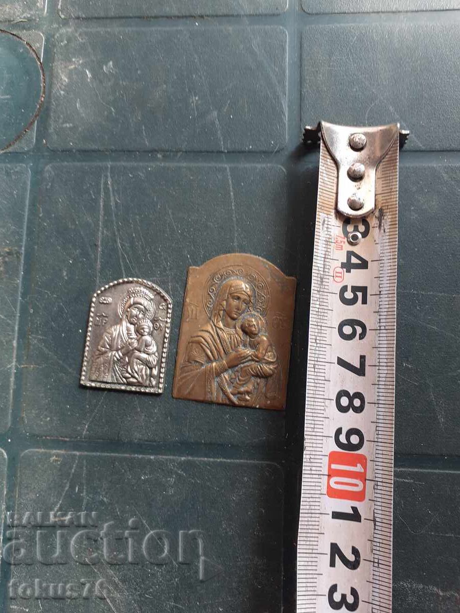 Lot of icons miniatures plaques icon religion - 5 Lot of icons miniatures plaques icon religion - 5