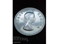 5 shillings 1955 South Africa Elizabeth II silver