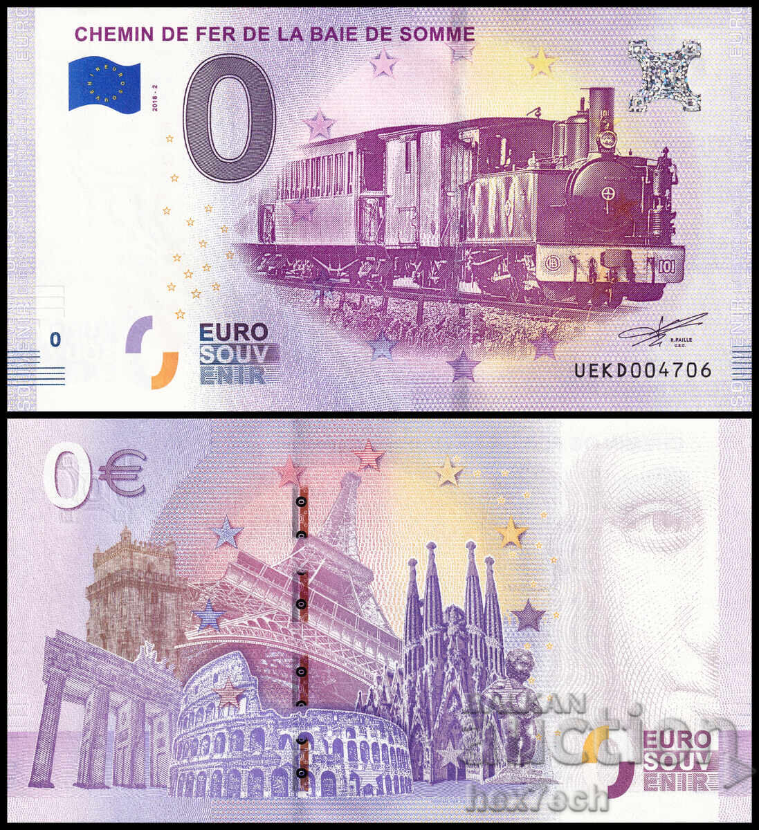 ❤️ ⭐ France 2018 0 euro Chemin de fer UNC new ⭐ ❤️ ❤️ ⭐ France 2018 0 euro Chemin de fer UNC new ⭐ ❤️
