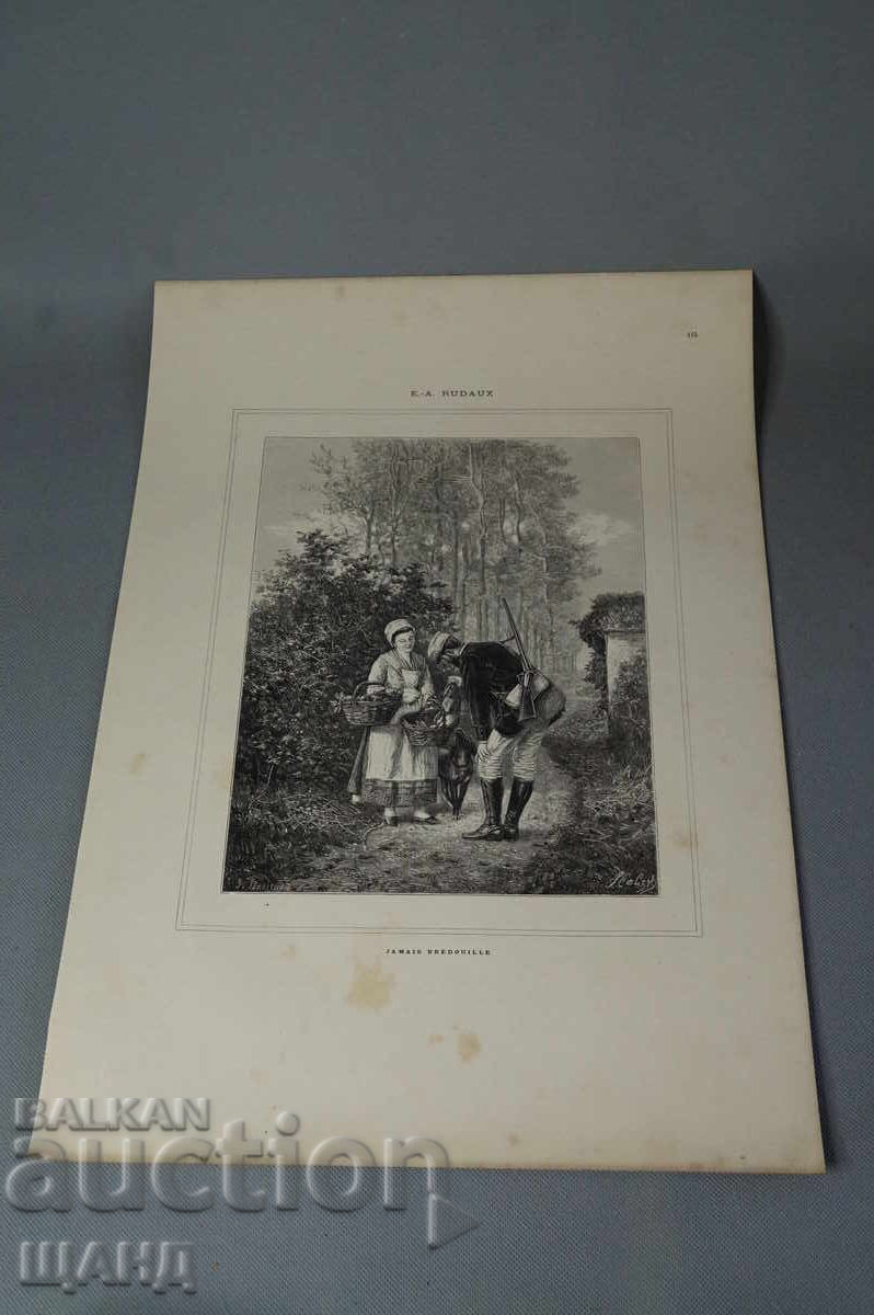 1900 Δάσκαλος να σχεδιάζει λιθογραφία ποτέ με άδεια χέρια 1900 Δάσκαλος να σχεδιάζει λιθογραφία ποτέ με άδεια χέρια