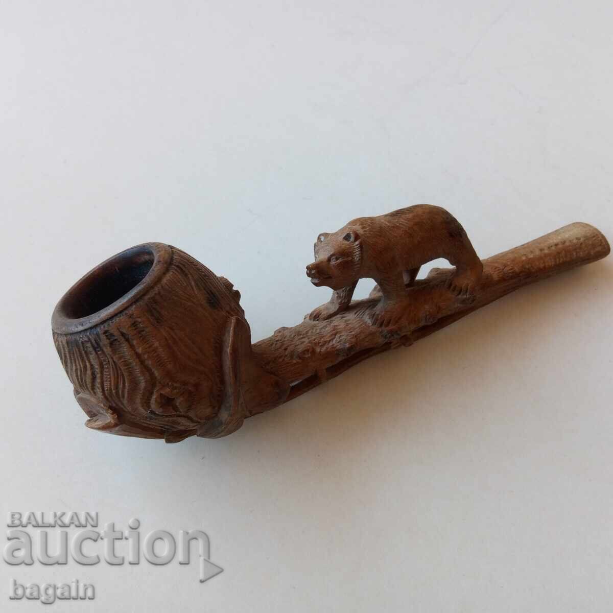 Unique wood carving. Pipe. with price 150.00 BGN | € 76.69 Unique wood carving. Pipe. with price 150.00 BGN | € 76.69