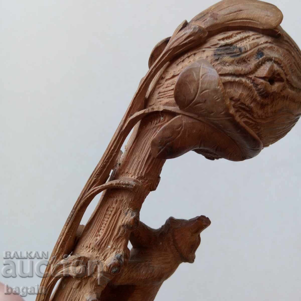 Auction Unique wood carving. Pipe. Auction Unique wood carving. Pipe.