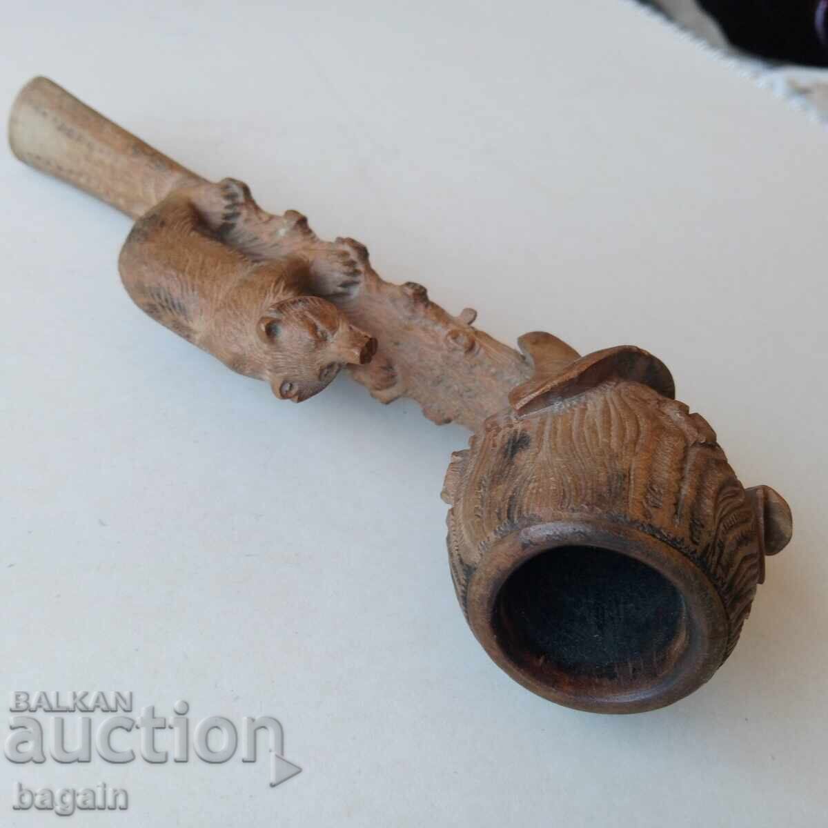 Unique wood carving. Pipe. - 6 Unique wood carving. Pipe. - 6