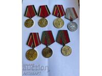 USSR 7 old Soviet communist medals