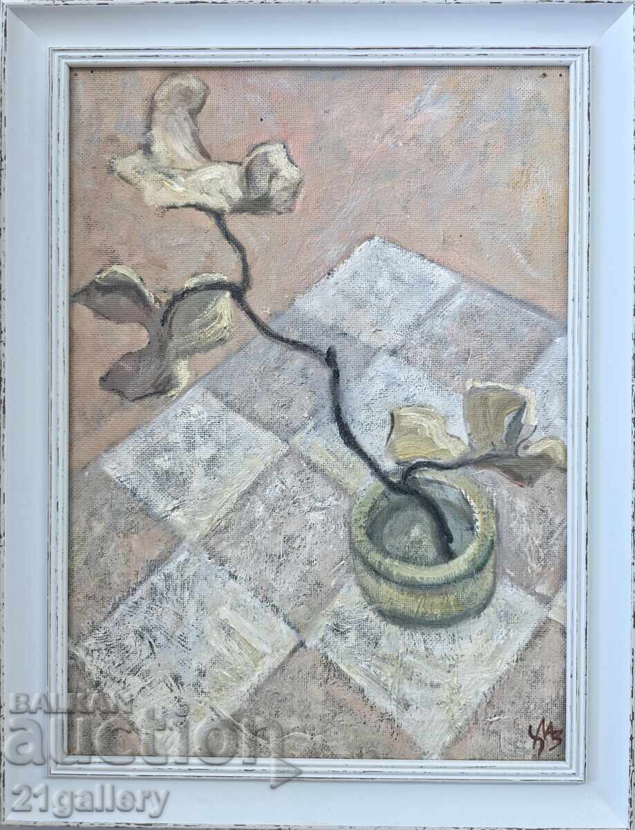 Tsvetan Lazarov (1962 - ) still life, oil paints Tsvetan Lazarov (1962 - ) still life, oil paints