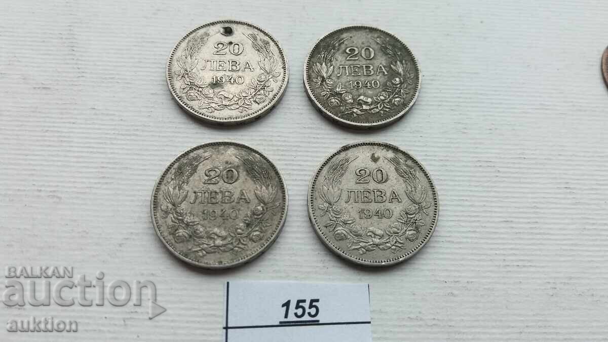 Auction 20 LEVA 1940 4 ISSUES Auction 20 LEVA 1940 4 ISSUES
