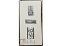 Венелина Попова три графики в една рамка 2010г.