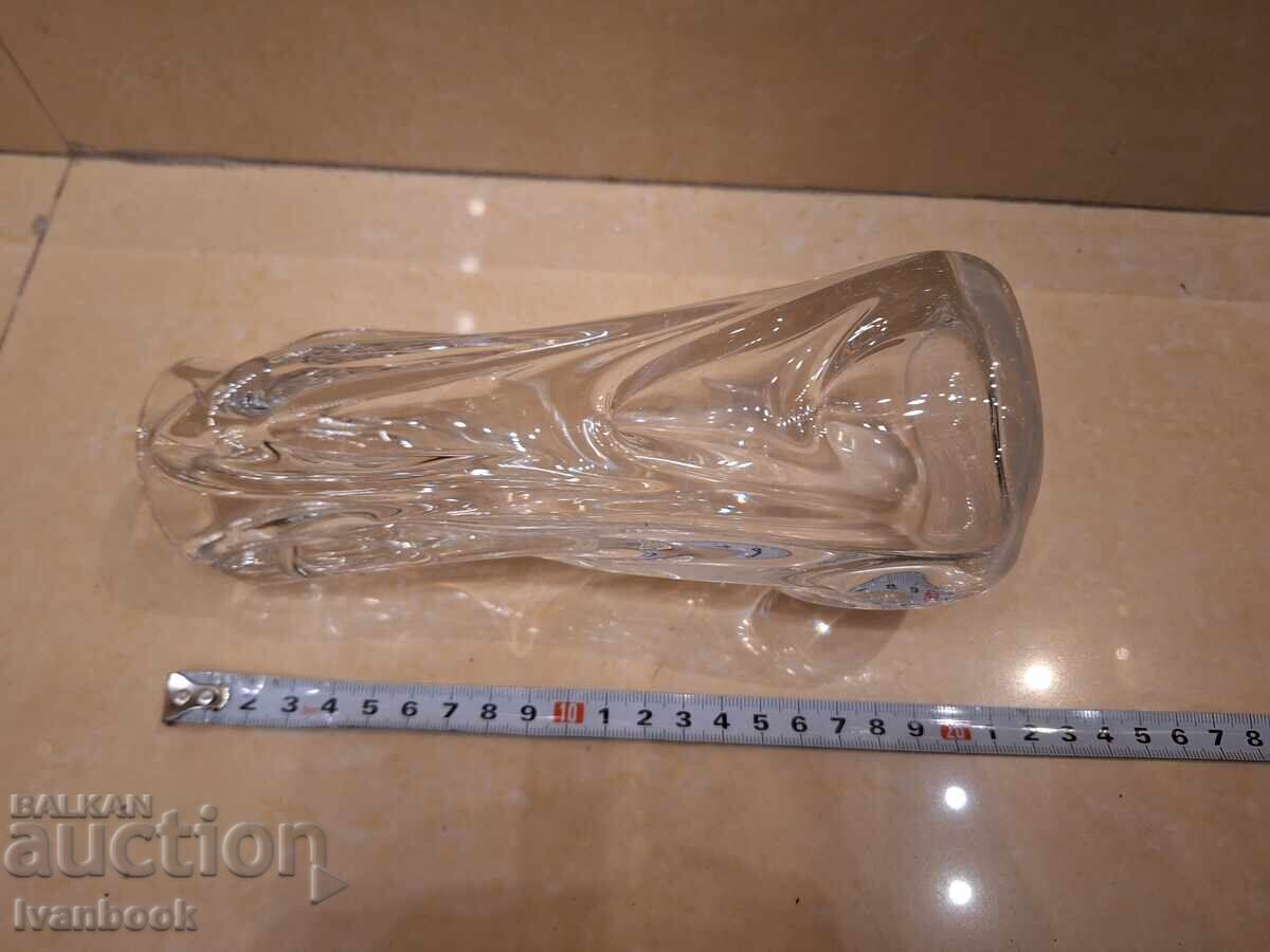 Glass vase retro social. with price 9.00 BGN | € 4.60