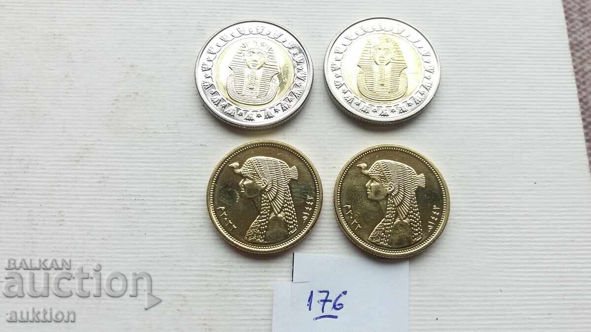 50 EGYPTIAN PIASTERS AND 1 EGYPTIAN POUND 4 ISSUE MINT - 6 50 EGYPTIAN PIASTERS AND 1 EGYPTIAN POUND 4 ISSUE MINT - 6