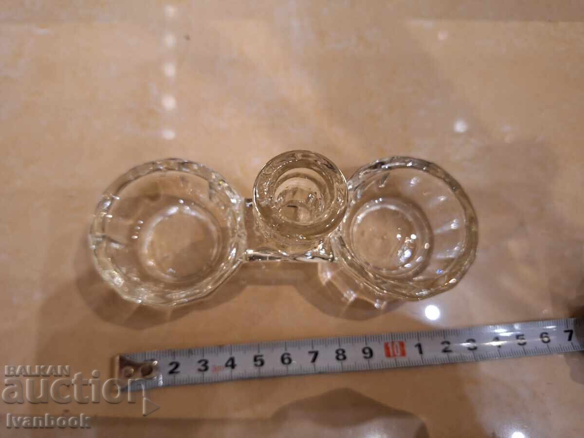 Glass salt shaker retro social. with price 5.00 BGN | € 2.56