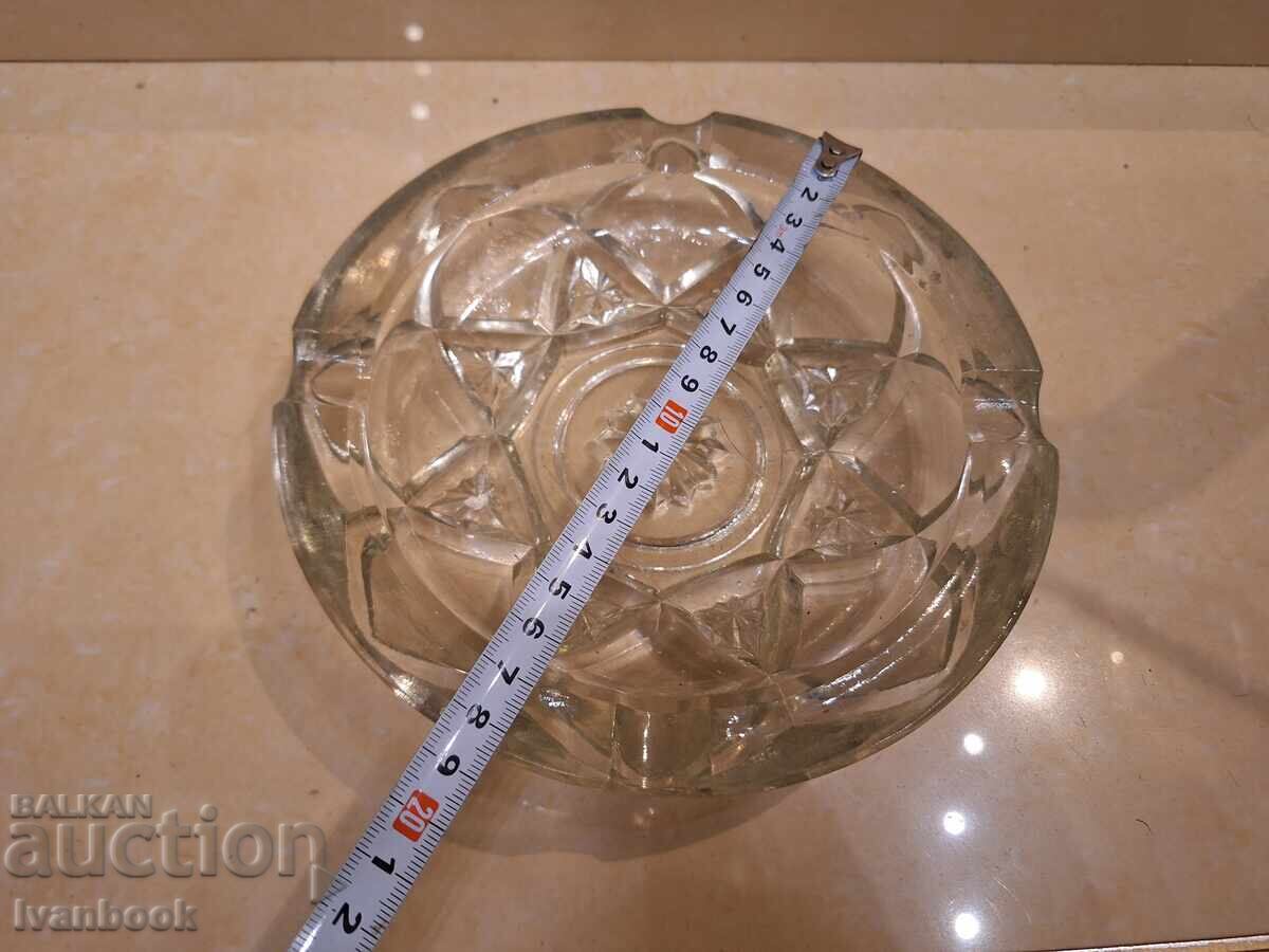 Glass ashtray retro social. with price 9.00 BGN | € 4.60